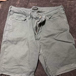 Express Shorts (Sexy Pool Boy Bleach Stain Back Pocket)